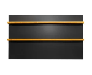 Seinapaneel riiulitega